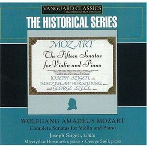 Joseph Szigeti - Complete Sonatas for Violin & Piano  CD